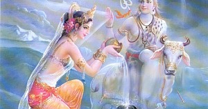 คัมภีร์ปาริชาตชาดก บทที่ ๔  โยคเกณฑ์ต่างๆที่ลบล้างความวิบัติในปฐมวัย โศลกที่ ๗๑-๘๒ siva blessing parvati lingam